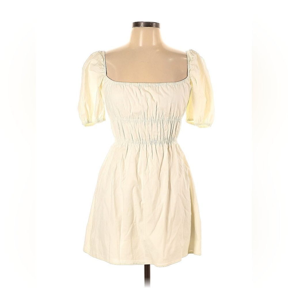 Reformation Woods Mini Dress Ivory Small - Picture 2 of 4